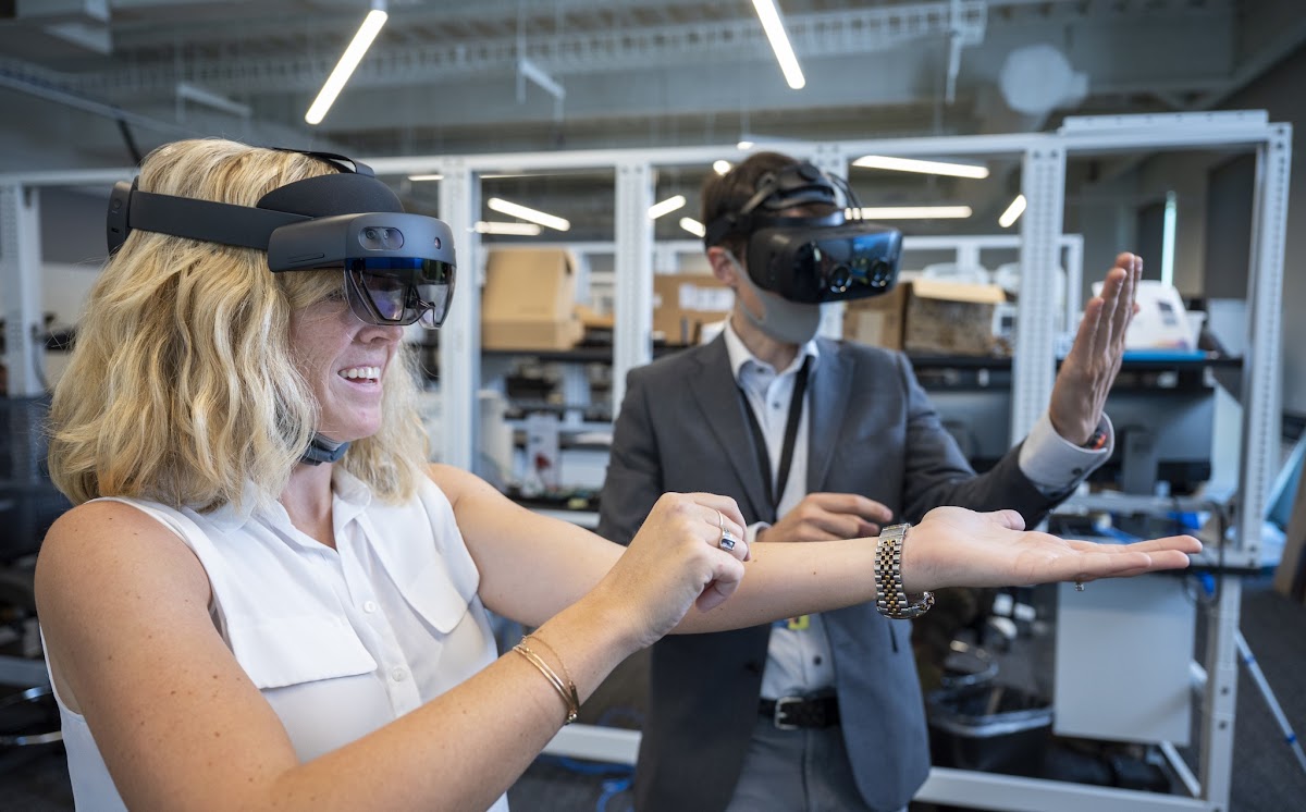 ARVR Lab demonstration of augmented and virtual reality research