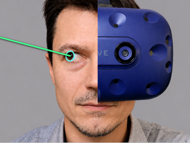 VR headset eye tracking tutorial
